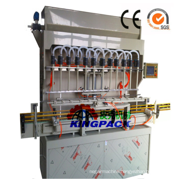 Automatic Liquid Paste Filling Sealing Capping Labeling Piston Filling Machinery